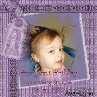 Happy 3rd Birthday Ava