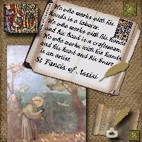He who works with his hands......