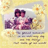 Special moment in time