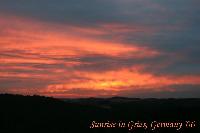 Sunrise in Gries Germany