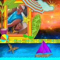 Relaxing at a Florda Beach~