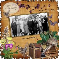 The Ogier Family. 1950s