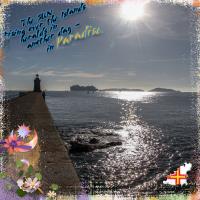 Large Photo - Sunrise over Islands.