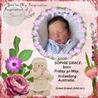 Introducing Sophie Grace.