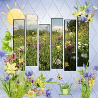 BLUE, YELLOW & GREEN