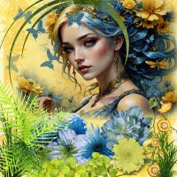 Yellow, Green and Blue 25